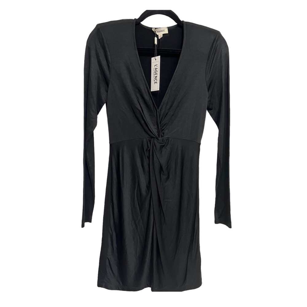 L'AGENCE Mariah Twist Front Dress